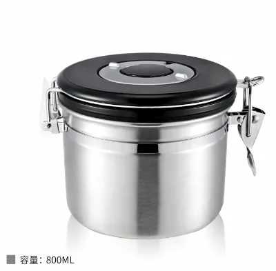 Wholesale Manufactures Stainless Steel Airtight Coffee Bean Storage Container in Low Price