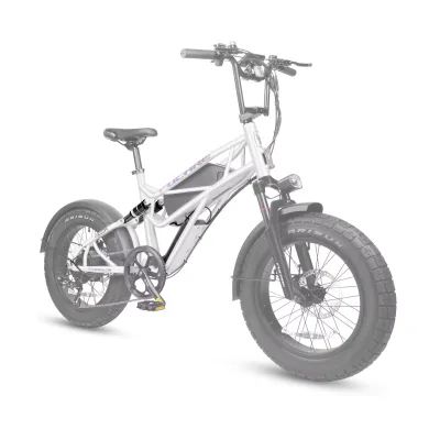 2026 Fucare Electric Bike Frame 20-Inch 6061 Aluminum Alloy Integrated Metal 190mm Drop-Out Fat Tire 400LBS Load Road Bicycles
