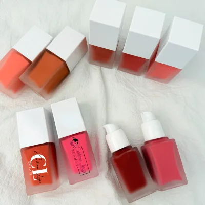 Makeup Natural Look Mineral Liquid Blush Matte Long Lasting Waterproof Velvet Face Tint Wholesale Vegan