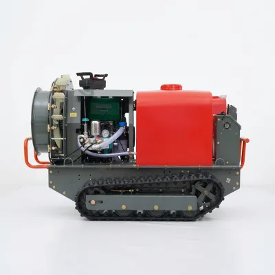 Multifunctional Self-Propelled Crawler Spray Robot Remote Control 120L for Farm Orchard Field Crop