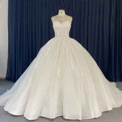 Strapless Sweetheart Neckline Ball Gown Wedding Dress and Bridal Gowns