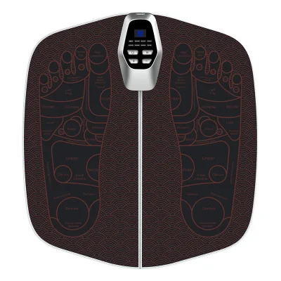 Household EMS Foot Massager with Low Frequency Pulse Mat for Relieving Foot Tension