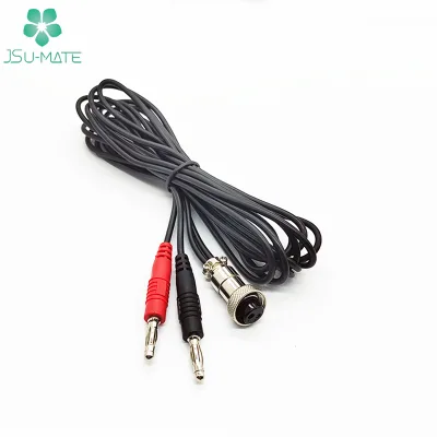 Custom 4.0MM Bullet Banana Head Test Leads Cable GX12 2Pin Round Female to Dual 4 mm Banana Plug Test Leads Probe Cable