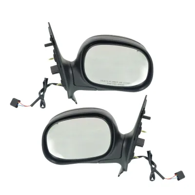 Btongint Power Gloss Black Folding Side Mirrors Right Placement New Condition Pair Set for Expedition F150 Pickup Truck