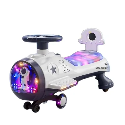 New Design Pushing Cart Durable Outdoor Twist Wiggle Kid Car with Detachable Back Rest and Push Handle