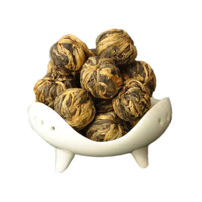 Yunnan Black Tea Hand-made Black Tea Dragon Pearl Loose Tea Dianhong