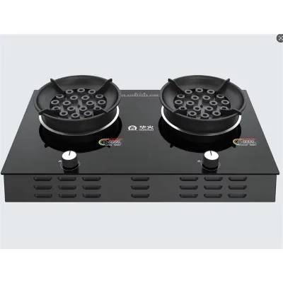 Fire New Energy Solid Element Stove Dual Burners 6000W Tempered Glass Surface Class Efficiency Temperature