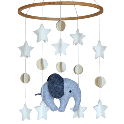 HOT Selling Baby Crib Mobile Scandinavian Elephant -Baby Shower Gift Nursery Decoration