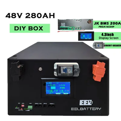 EEL DIY JK 200A BMS LifePo4 Metal Battery Case Kit 48V 280Ah 302Ah 304Ah 306Ah 314Ah Lifepo4 Battery Box