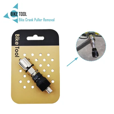 Bike Crank Pulley Removal Tool Steel Silver+Black Fits MTB/City/Road Bikes Cycling Repair