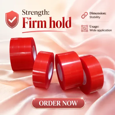 Precision Die Cutting PET Tape Dimensionally Stable, Clean Edge, High Adhesion