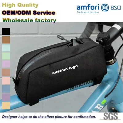 Wholesale Custom Logo Foldable Bicycle Front Bag Portable Top Tube Phone Bag Travel Waterproof Small Bike Cycling Bag