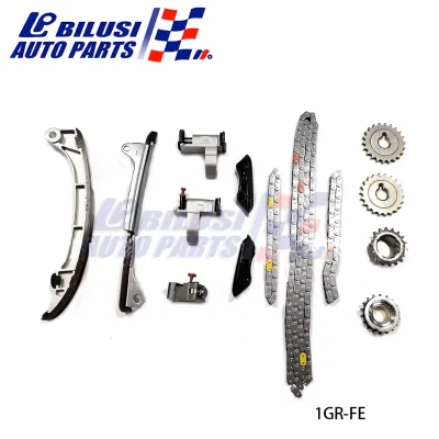 Bilusi New 2TR-FE 1AZ-FE 1GR-FE Engine Timing Chain Kit Sprocket Chain Set for Toyota Tacoma Fortuner Passo Prado Hilux for Coro