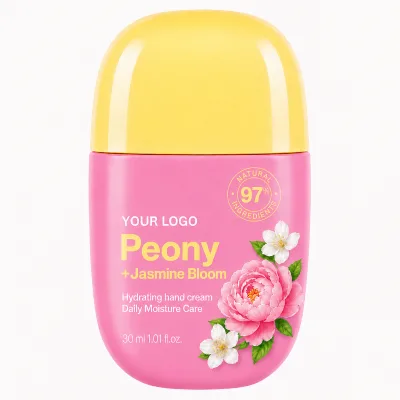 Custom Logo Floral Fresh Scent Quick Absorbing Soft Non Greasy Lightweight Private Label GMPC Best Natural Peony Hand Cream