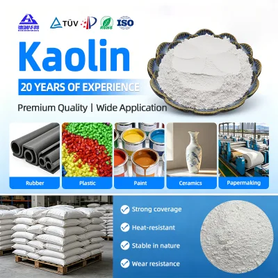 Calcined Kaolin Powder for Brake Lining Friction Material Factory High Temperature Calcined Kaolin for Refractory Brick