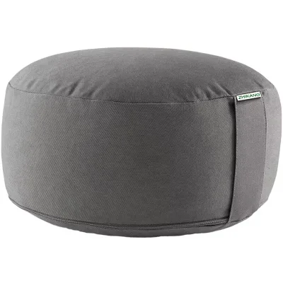 Removable Washable Cover Certified Organic 100% Cotton Zafu Buckwheat Hulls Meditation Cushion Pillow