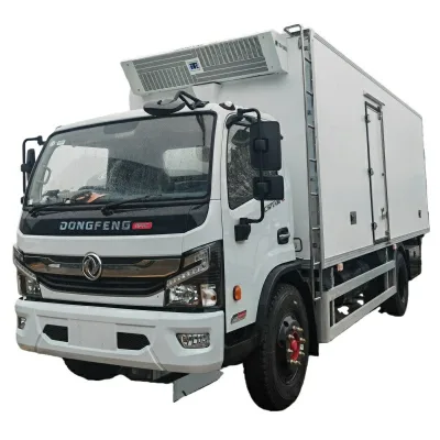 Wholesale Dongfeng 4x2 Reefer Refrigerator Truck Left Steering Light Meat Freezer Refrigerated Truck
