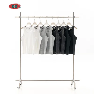 Wholesale New High Gram Weight Oversize Washed to Make Old Men's and Women's Vest