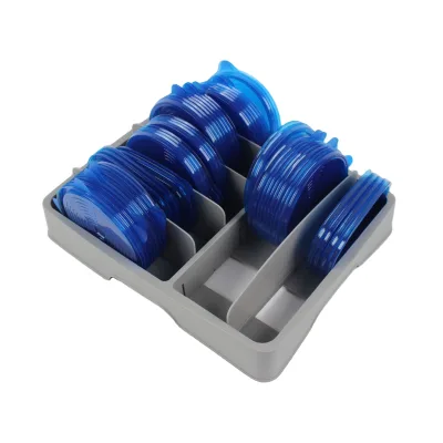 Hot Selling Food Container Lid Organizer Adjustable Plastic Lid Storage for Cabinet Kitchen Container