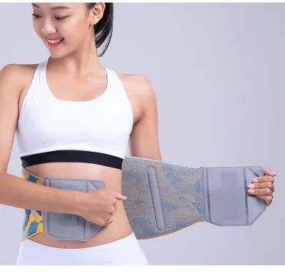 Waist Support With 6 Stays Custom Design Adjustable Working Lower Back Brace Breathable Knitting Lumbar