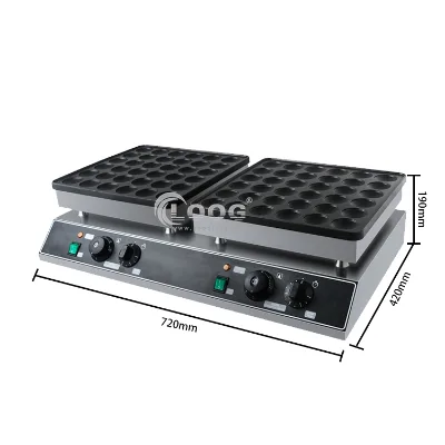 Custom Design Commercial Snack Equipment Double Head Pancake Maker Automatic Mini Pancake Waffle Making Hotels Restaurants New