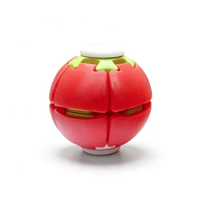 Custom Squeeze ADHD Anxiety Plastic Crafts Gift 3D Printed Transforming Spinner Deformable Stress Relief Plastic Toy
