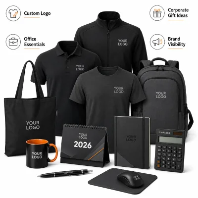 Custom Staff Uniform Gift Pack Polo Shirt T Shirt Softshell Jacket Tote Bag Backpack Corporate Team Merchandise Souvenir
