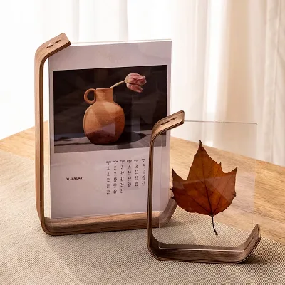 4 X 6 Inch Table-Top Decorative Double Side Pressed Flower Floating Frame Rustic Wood Acrylic Photo Frame Wooden Photo Frames