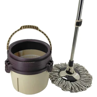 CAMOUFLAGE Style Single Plastic Mopping Bucket Wringer Eco-Friendly Hotel Company Restaurant Use Fold Feature Steel Construction