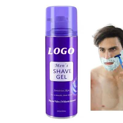 200ml Customizable Women's Dry Shave Gel Private Label Rich Foamy Cream with Moisturizing Feature