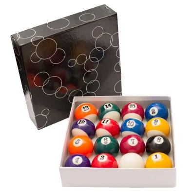 Factory Wholesale 2 Inch American Billiard Balls 2-1/16 Inch Pool Balls Pool Ball Set