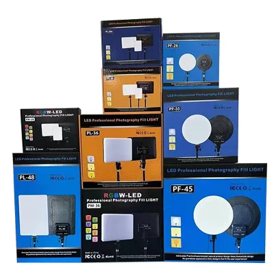 Atmosphere Background Decoration Photography Videography 110v 220v Plug Led Fill Lamp Dimmable RGB Changeable Video Light