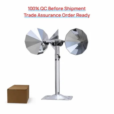 Windmill Bird Deterrent Adjustable Reflective Spinner Detachable Blades Multi Base Scare Crow Pigeon for Garden Patio Humane