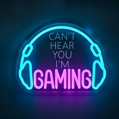 USB Indoor Gaming LED Light Plate with Full Color Static Display Hanging Type for E-Sports Room Decoration