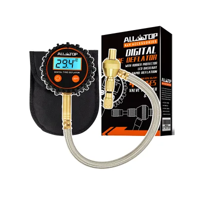 Digital Tire Air Pressure Gauge With Backlight Rapid Deflate Chuck