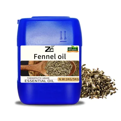 OEM Pure Natural Fennel Essential Oil Steam Distilled Oil for Aromatherapy, Cosmetics & Soap Making Bulk Wholesale Supplier