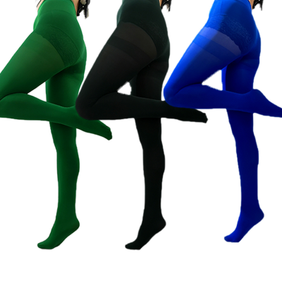 120D Multiple Color Candy Colorful Colored Silk Tube Women Pantyhose Tights