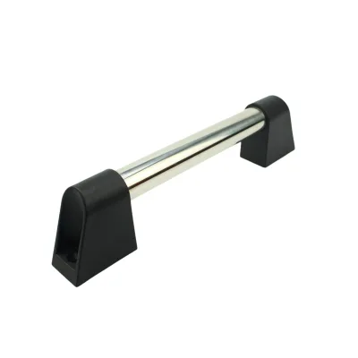 Angled Black Bracket Stainless Steel Bar Pull Handle Slant Mount Design for Kitchen Cabinet Wardrobe Drawer Modern Minimalist