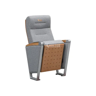 8 years warranty auditorium chair suppliers seat for auditorium school chair auditorium ABS revolving Tablet slow return HJ9813A