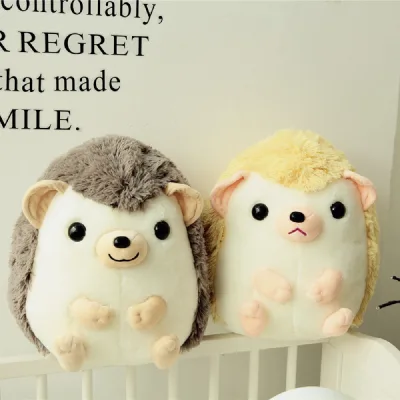 Super Cute Round Spherical Hedgehog Plush Toy Comfort Doll for Children of All Generations Featuring Generational Hair