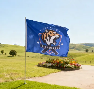 Best Selling Weatherproof National Country Unique Polyester Outdoor Flags  Wind-Resistant for Advertising Activities