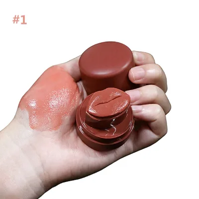 Multi-color Moisturizing Lipstick Jar Face Blush Lip-and-cheek Dual-use Balm Custom Name Nude Vegan Makeup Lipsticks