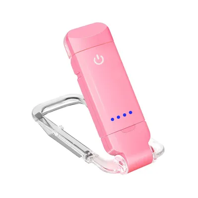 Pink Black Blue Green Clip Bookcase Lamp USB Foldable Table Light