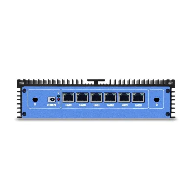 Mini Fanless Soft Router Server Appliance 6 Intel I221 GBe LAN Embedded 4415 I3 I5 I7 Processor NUC PC