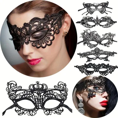 Masquerade Mask for Women Lace Eye Mask for Halloween Costume Party Masquerade Mask for Women Princess Prom Party