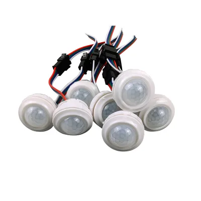 DC3.7V 5V 12V 24V Aperture 24mm-26mm Infrared Human Sensor Detector Switch for LED Light Switch Customized Off Time Available
