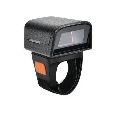 JR-Z01D Portable Bluetooth Wireless Ring Scanner High Quality Durable Material 1D-2D Universal Inventory for Bookstore USB