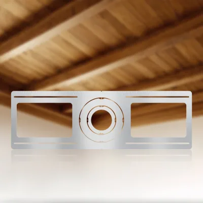 New Construction Round Light Fixture Mounting Plate for LED Lights-Premium Lighting Accessory