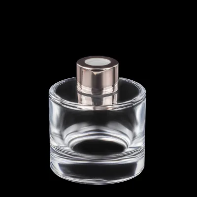 Luxury Glass Bottle Container 50ml 100ml 150ml 200ml Round Diffuser Glass Bottle