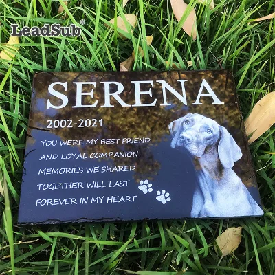 Sublimation Printing Pet Dog Cat Momunent Headstone Tombstone
